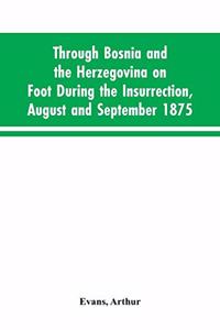 Through Bosnia and the Herzegovina on foot during the insurrection, August and September 1875