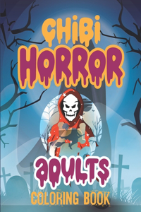 Horror coloring book for adults