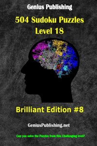 Over 500 Sudoku Puzzles Difficulty Level 18 Brilliant Edition #8