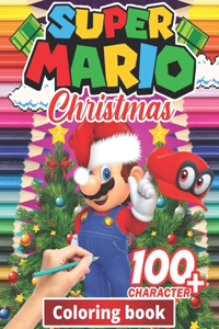 Super mario Christmas Coloring Book