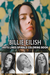 BILLIE EILISH Dots Line Spirals Coloring Book