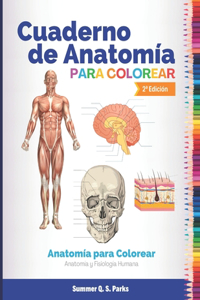 Cuaderno de Anatomía para Colorear