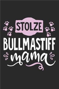 Stolze Bullmastiff Mama