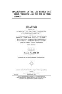 Implementation of the USA Patriot Act