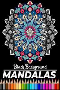 Mandalas Black background