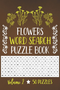 Flowers Word Search Puzzle Book