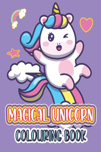 Magical Unicorn Coloring Book.