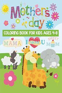 mother's day coloring book for kids ages 4-8