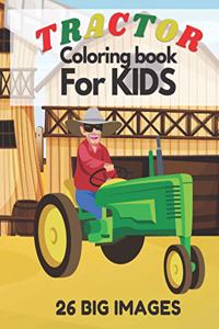 Tractor Coloring Book for Kids