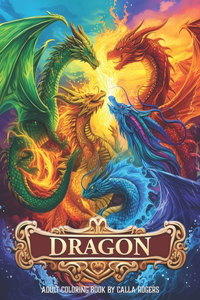 Dragon Adult Coloring Book