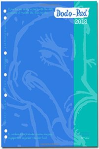 Dodo Pad A4/USA Letter/Filofax-Compatible 2018 Diary Refill, Week to View Diary (Fits 2/3/4 Ring Binders)