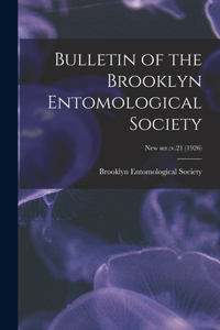 Bulletin of the Brooklyn Entomological Society; new ser.