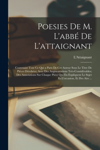 Poesies De M. L'abbé De L'attaignant
