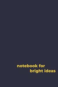 Notebook for Ideas