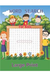 Word Search For Kids Large Print