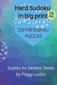 Hard Sudoku in big print 2