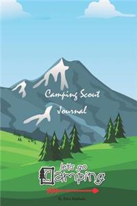 Camping Scout Journal Let's Go Camping