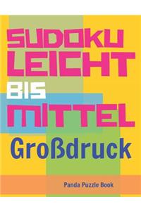 Sudoku Leicht Bis Mittel - Großdruck