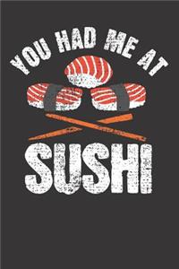 Sushi Food Seafood Foodlover Notebook / Journal