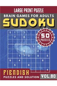 Fiendish Sudoku Large Print