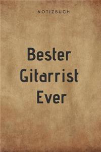 Bester Gitarrist Ever Notizbuch