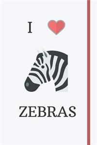 I Love Zebras