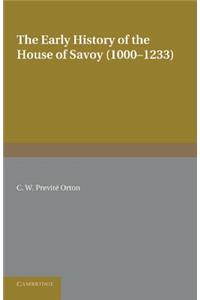 Early History of the House of Savoy