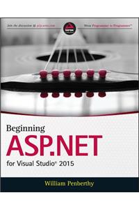 Beginning ASP.NET for Visual Studio 2015