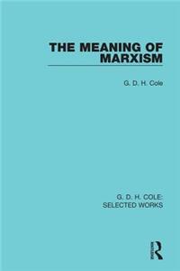 Meaning of Marxism