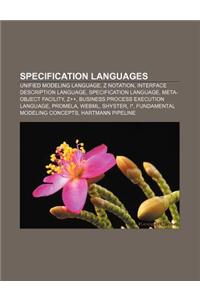 Specification Languages