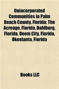 Unincorporated Communities in Palm Beach County, Florida