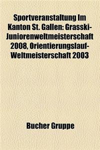 Sportveranstaltung Im Kanton St. Gallen