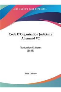 Code D'Organisation Judiciaire Allemand V2