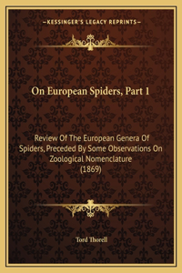 On European Spiders, Part 1