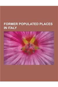Former Populated Places in Italy