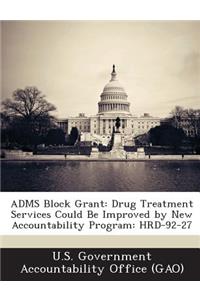 Adms Block Grant