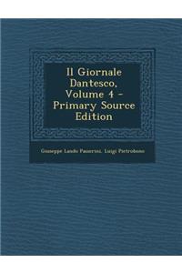 Il Giornale Dantesco, Volume 4