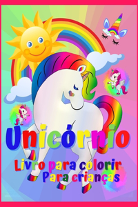 Unicórnio Livro para colorir para crianças