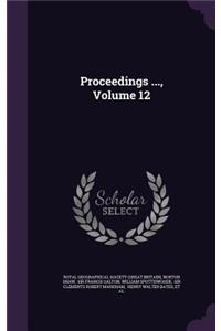 Proceedings ..., Volume 12