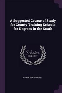 Suggested Course of Study for County Training Schools for Negroes in the South