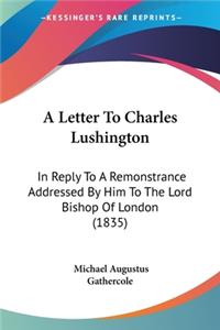 Letter To Charles Lushington