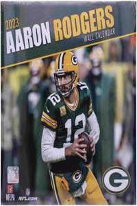 Green Bay Packers Aaron Rodgers 2023 12x12 Player Wall Calendar