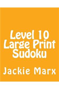Level 10 Large Print Sudoku