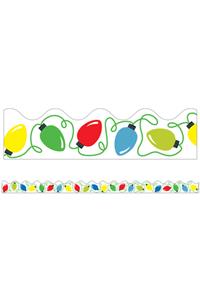 Holiday Lights Scalloped Borders