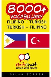 8000+ Filipino - Turkish Turkish - Filipino Vocabulary