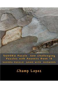 SUDOKU Puzzle 200 Challenging Puzzles with Answers Book 18