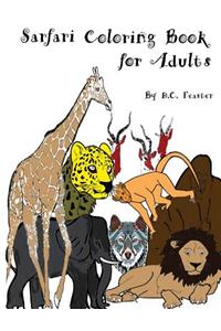 Safari Coloring Book for Adults
