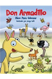 Don Armadillo libro para colorear