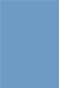 Journal Light Cerulean Blue Color Simple Plain Blue