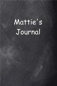 Mattie Personalized Name Journal Custom Name Gift Idea Mattie